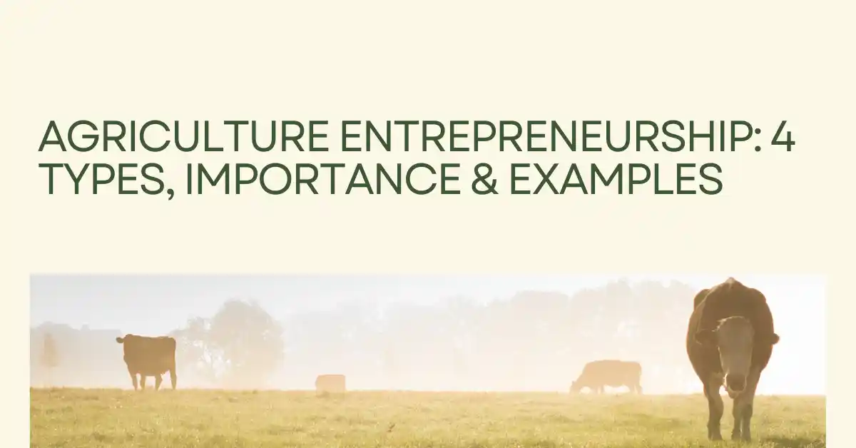 agriculture entrepreneurship